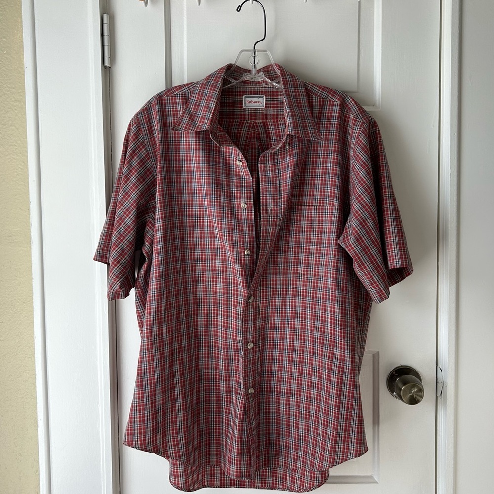 Hathaway Plaid Button-Up Shirt